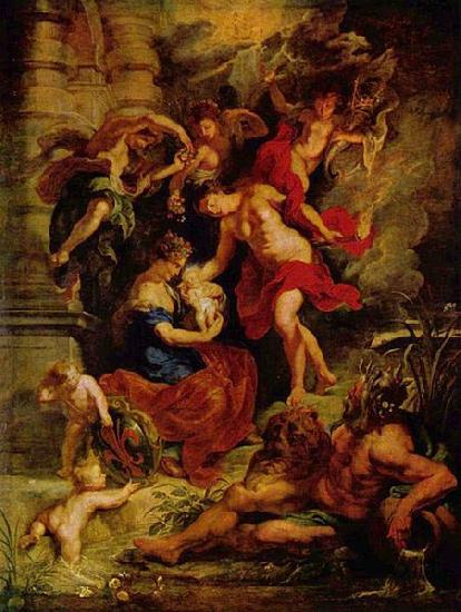 Peter Paul Rubens Geburt der Maria de' Medici Germany oil painting art